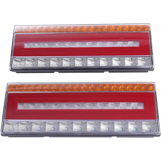 24V LED tail lamp sequential flowing turn signal light left and right set for small brake trucks, trailers, dump trucks, etc. General purpose dress-up custom parts (left and right set)
