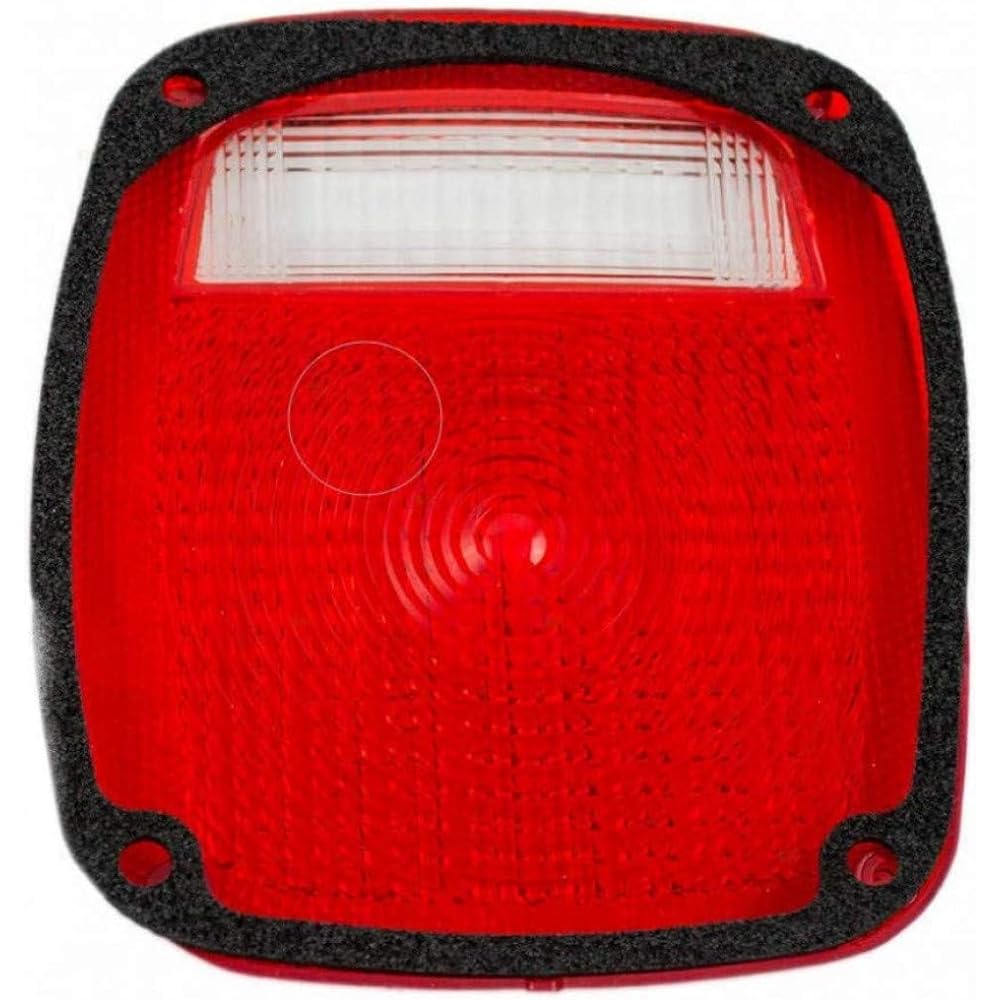 JEEP WRANGLER 1987-2006 (TJ) Tail Light lens cover only gasket & screw R = L driver and passenger seat side CH280810