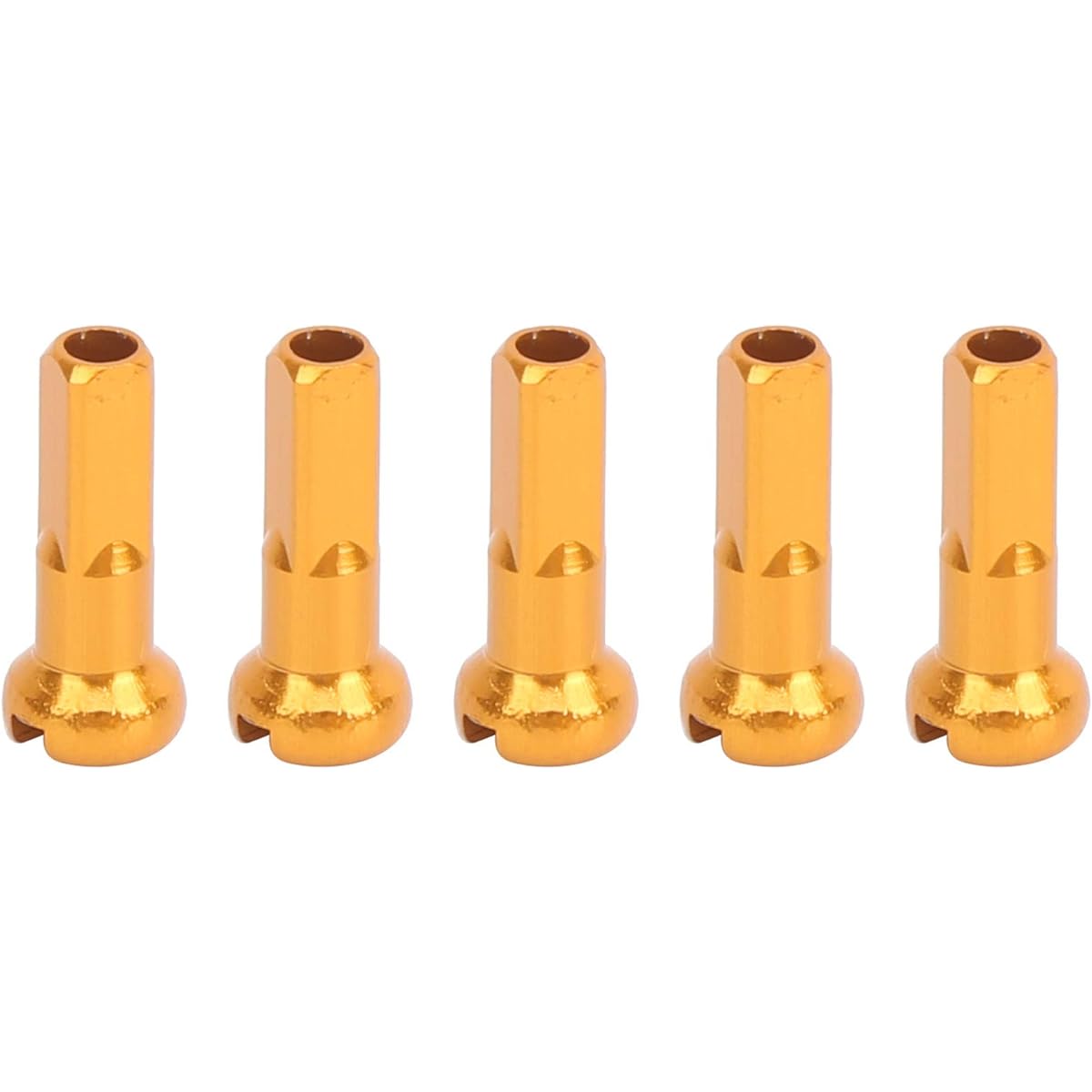 100pcs Bicycle Spoke Nipple Aluminum Alloy Bicycle Wheel Spoke Nipple Bike End Tip Nipple Spoke Cap 14x6mm