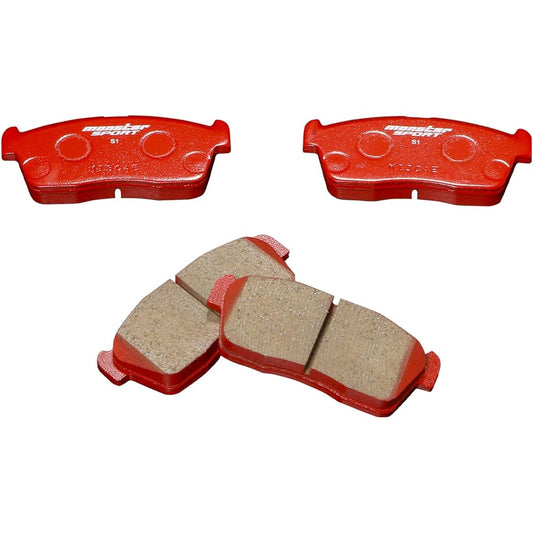 MONSTER SPORT Brake Pad [type-S1/Front] For Alto Works [HA36S]/Wagon R [MH55S]/Hustler [MR52S]/Spacia [MK53S]/Crosby [MN71S]/Solio [MA37S] and others 411140-4100M