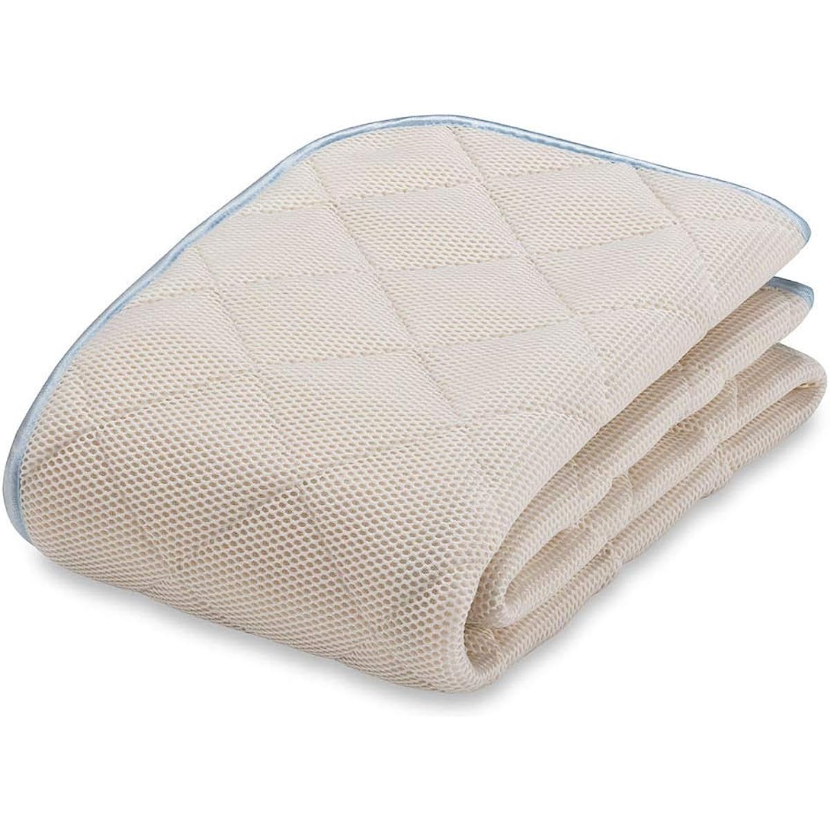 [Genuine French Bed Product] Bed Pad White Semi-Double "All Season Mesh Pad" Washable Made in Japan Mildew Resistant Deodorizing Antibacterial Processing 360147200