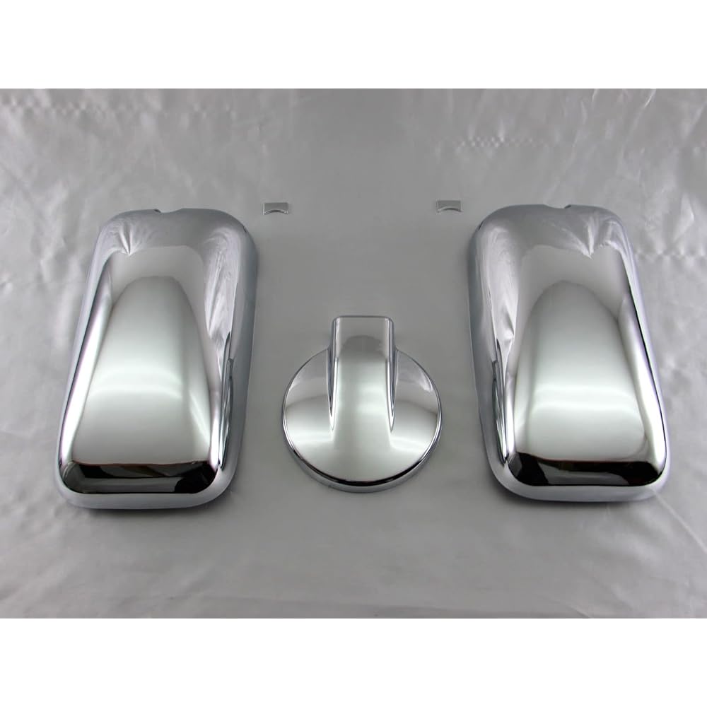 BRIGHTZ Isuzu 07 Elf Plated Door Mirror Cover Under Mirror Cover Set 140Φ [TK-MIR-SET-007] Isuzu Isuzu 07 51189
