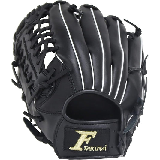 Falcon General Soft Glove RH (Left Throwing) FG-6005 Black S