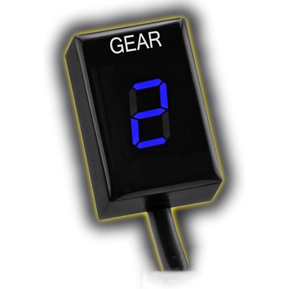 AIpro APS2 Shift Indicator Gear Position Meter GS1200SS GV78A Bandit 1200 GSF1200 GV77A Katana GSX1400 GY71A GSXR750 K1 K2 GSXR600 K3 GSX1300R Hayabusa SV650 VP52A (LED Blue)