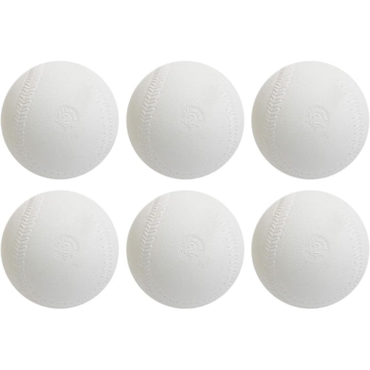 Naigai Rubber Softball (Public Incorporated Foundation) Japan Softball Association Certification Ball No. 2 White 6 Balls