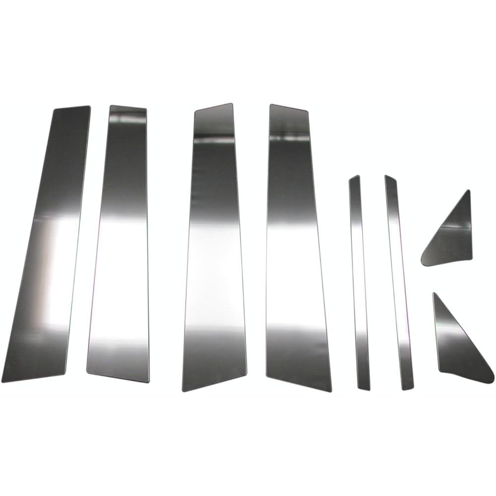 BRIGHTZ Crown Hybrid 210 211 Super Mirror Stainless Plated Pillar Panel Visor Useful 8PC [PIL-SIL-182] Crown Hybrid Hybrid Crown Hybrid AWS210 AWS211 AWS S210 S211 14589