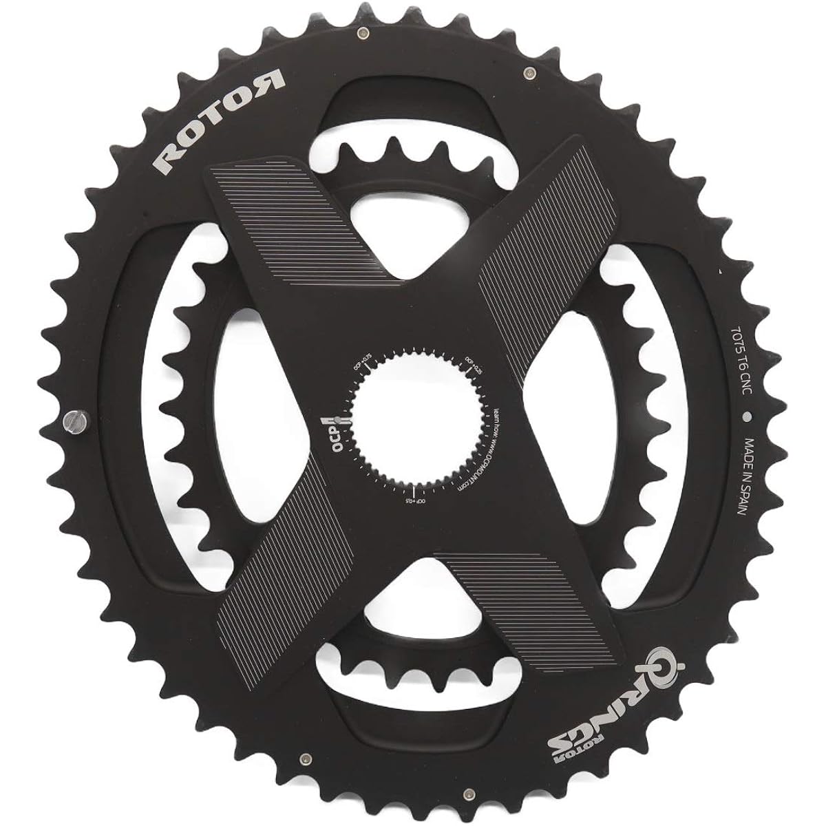 Rotor DM Q-RINGS Direct Mount OVAL Chainring Direct Mount (50×34T) [Parallel Import]