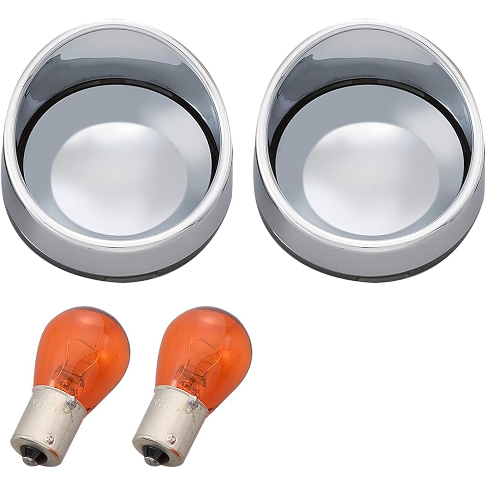 Daytona Bezel Type Turn Signal Lens Kit Smoke Mirror Lens 72784