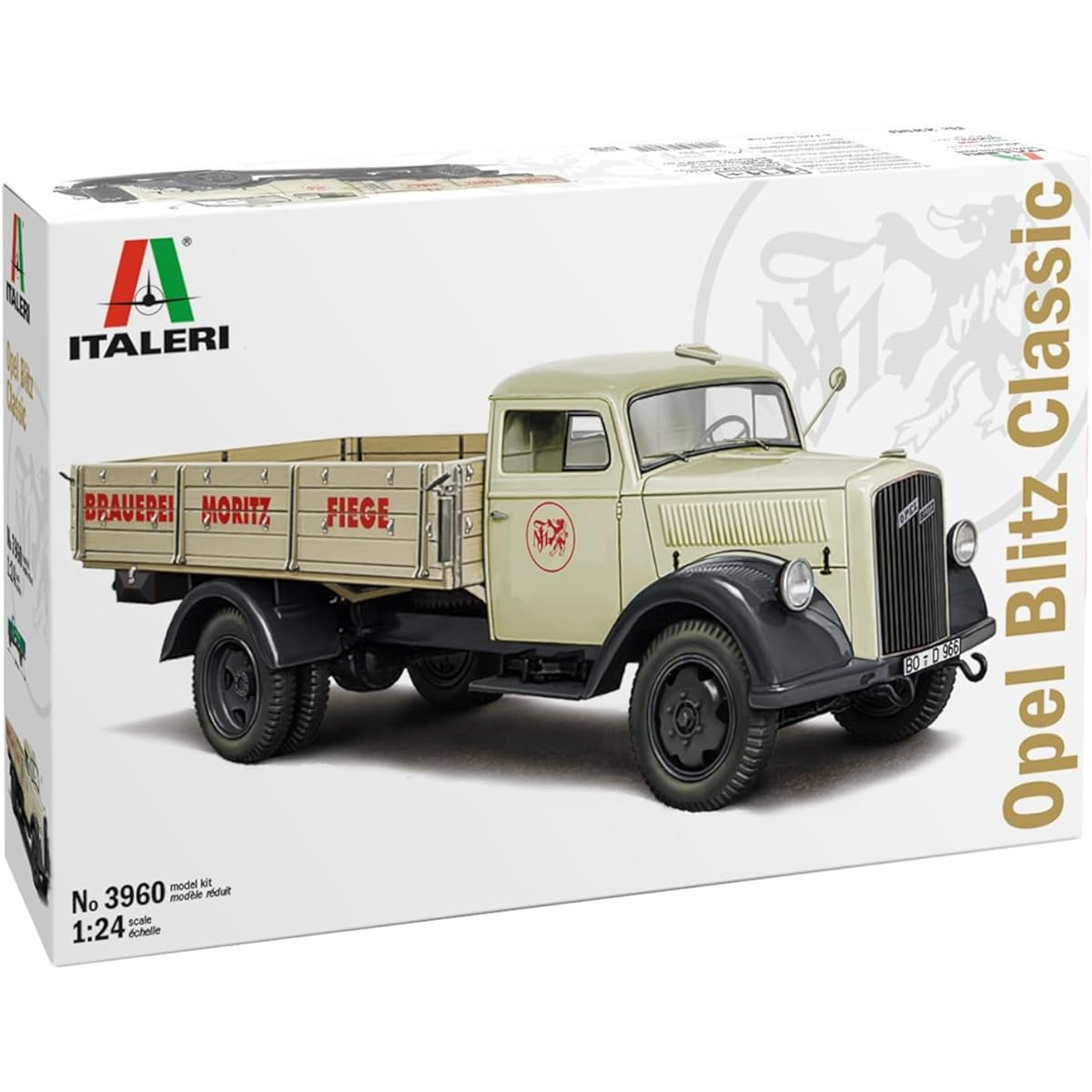 ITALERI 1/24 Opel Blitz Classic Truck Plastic Model IT3960