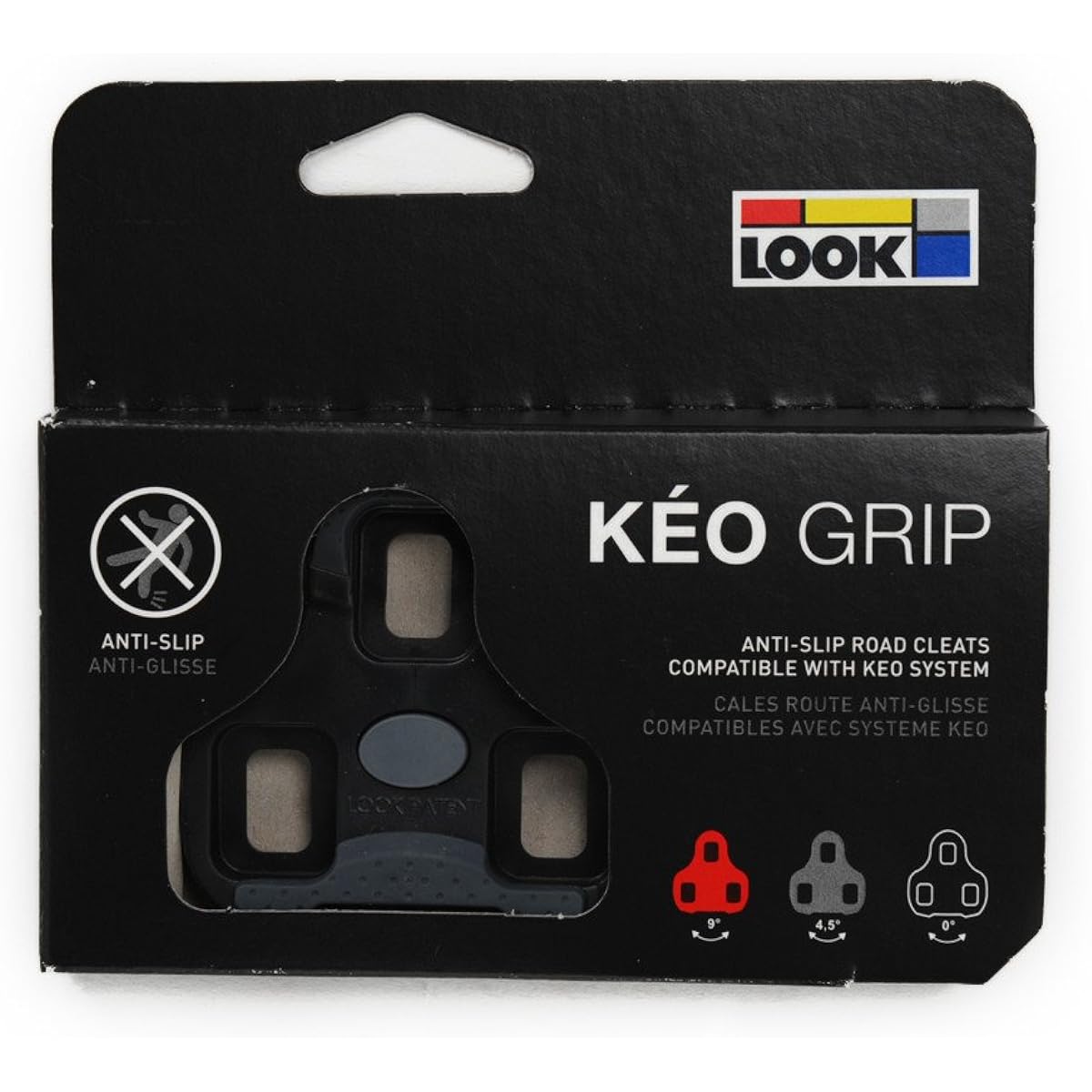 LOOK KEO Grip Cleat Black (0°) [Parallel Import]