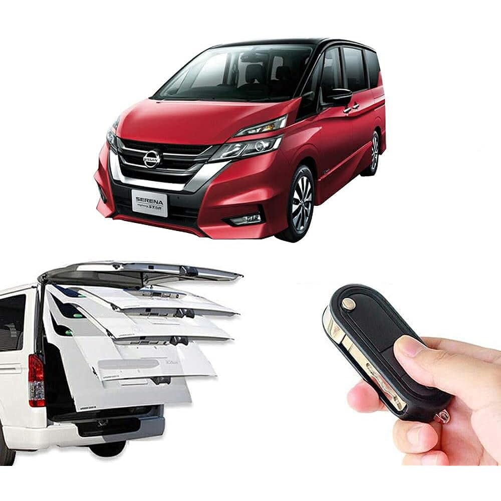 LinksAuto Electric Power Back Door Nissan Serena C27 Power Rear Gate Automatic Open/Close Remote Control LinksAuto Nissan Serena 2016~ C27 Electric Power Back Door Kit