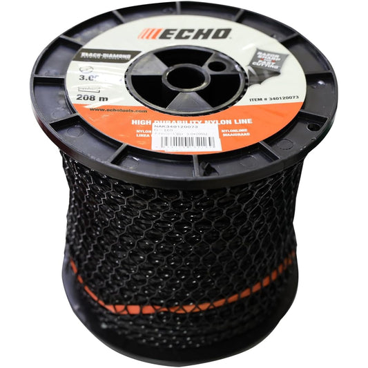 ECHO Yamabiko Nylon Cord for Grass Cutting Machine Twist Type 3.0mm Diameter x 208m BLACK DIAMOND
