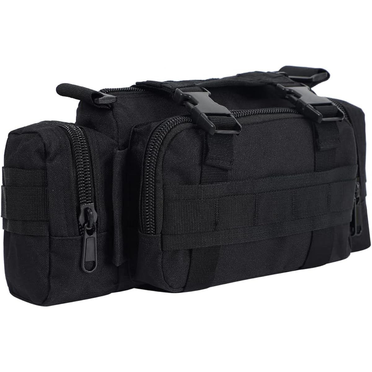 Regipro B Military 3WAY Multifunctional Bag Waterproof Waist Pouch Shoulder Bag Fishing Camping Storage Black