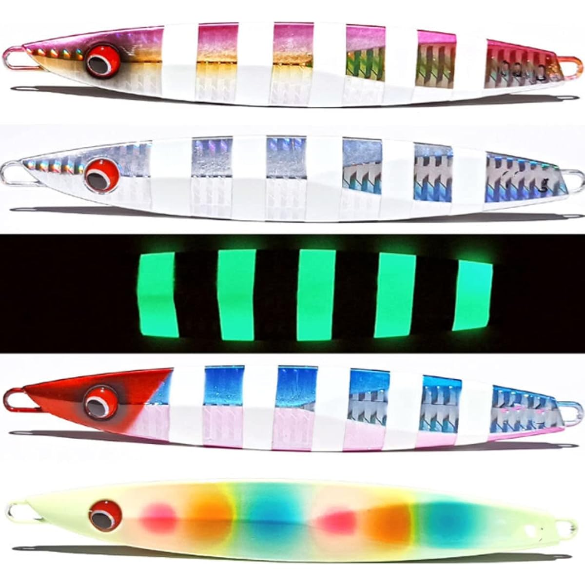 Metal jig 4 colors 1 set 60g/80g/100g/120g/150g