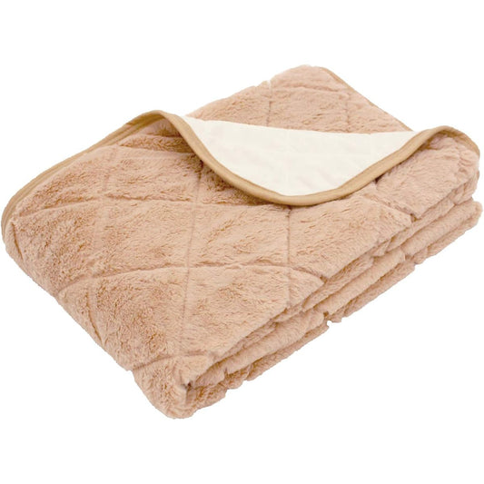 nishikawa [Nishikawa] Bed Pad Beige Queen (160 x 205 cm) Easy to put on! Microbore Bed Pad 2073-72335