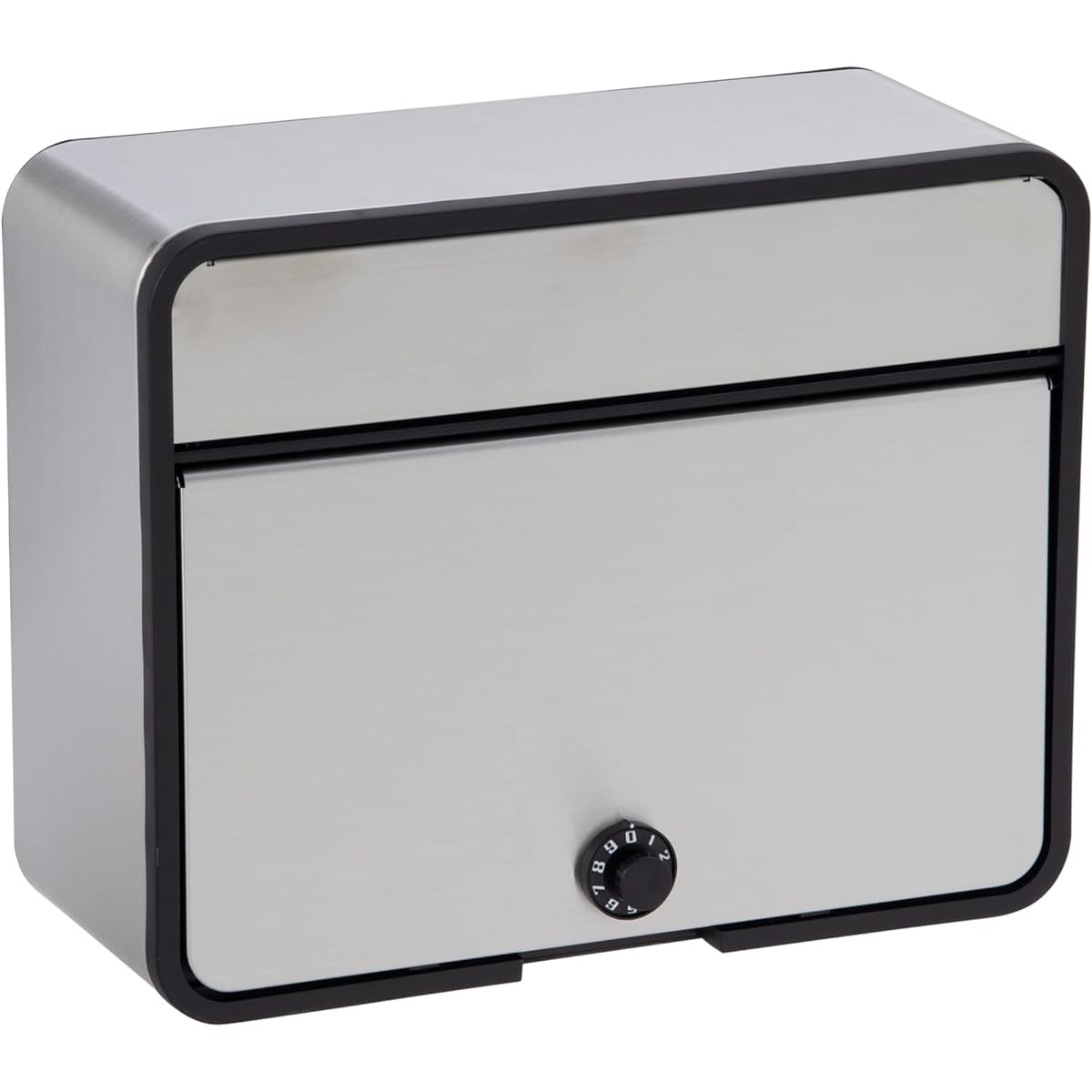 Green Life Postbox Stainless Steel Post Combination Lock PH-58PD Holds A4 Envelopes Depth 17.0 x Height 31.0 x Width 39.0cm