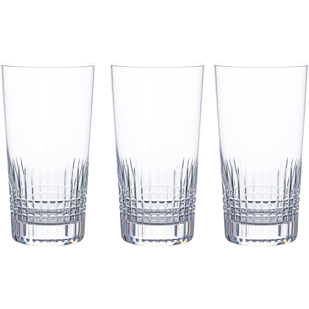 Toyo Sasaki Glass Cut Glass 12 Tumbler Made in Japan Dishwasher Safe Clear 360ml 3 Pieces T-20119HS-C703