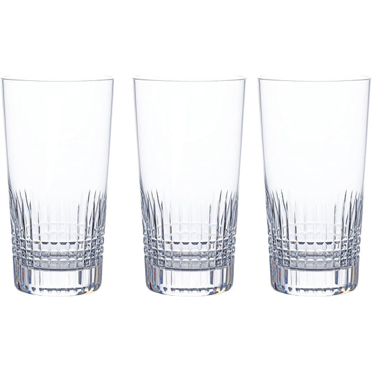 Toyo Sasaki Glass Cut Glass 12 Tumbler Made in Japan Dishwasher Safe Clear 360ml 3 Pieces T-20119HS-C703