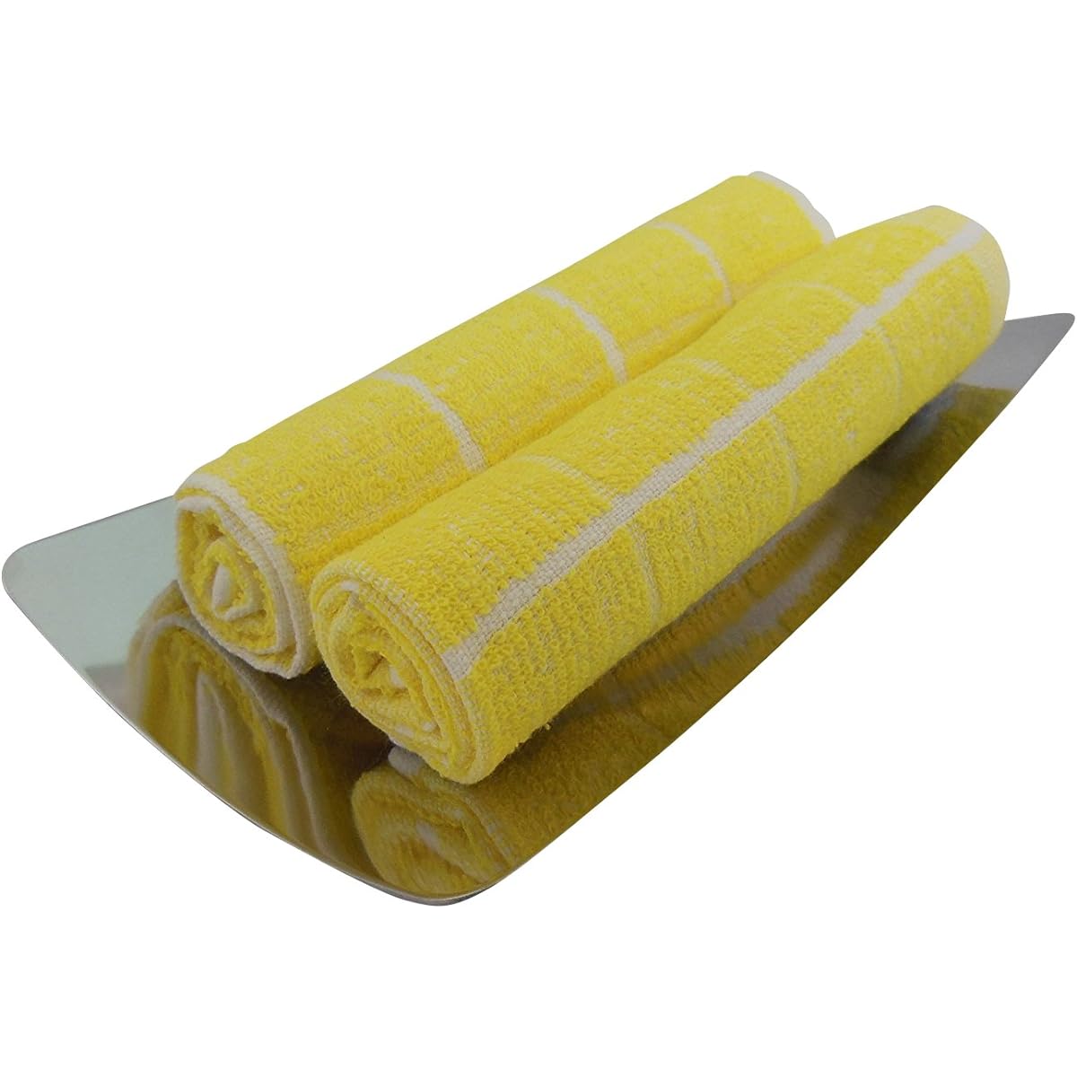 Wet towels for commercial use, hand towels, 70 momme, yellow, 120 pieces