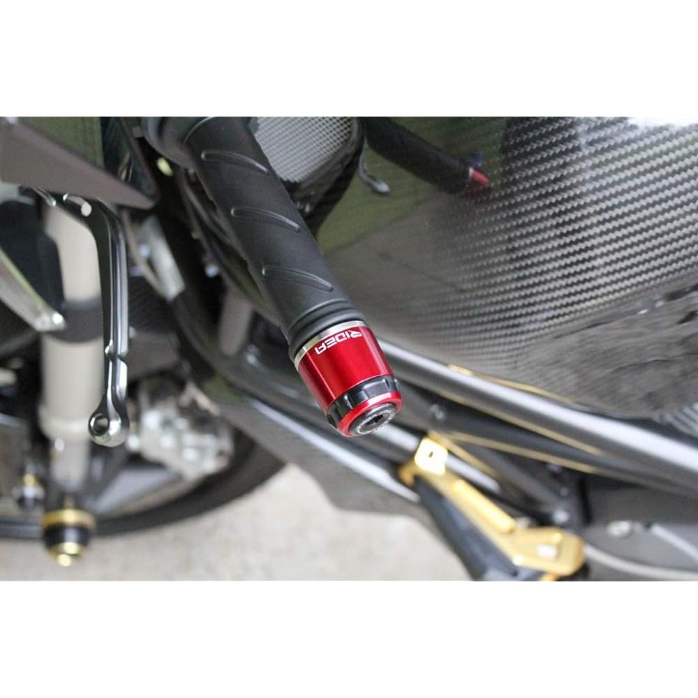 RIDEA SPINNER Handlebar End Middle Type Red [SSB-1B-M6-RD] PCX CBR250R(MC41) CBR400R CB400SF CBR600RR NC700S/X CBR1000RR CB1100 CB1300SF