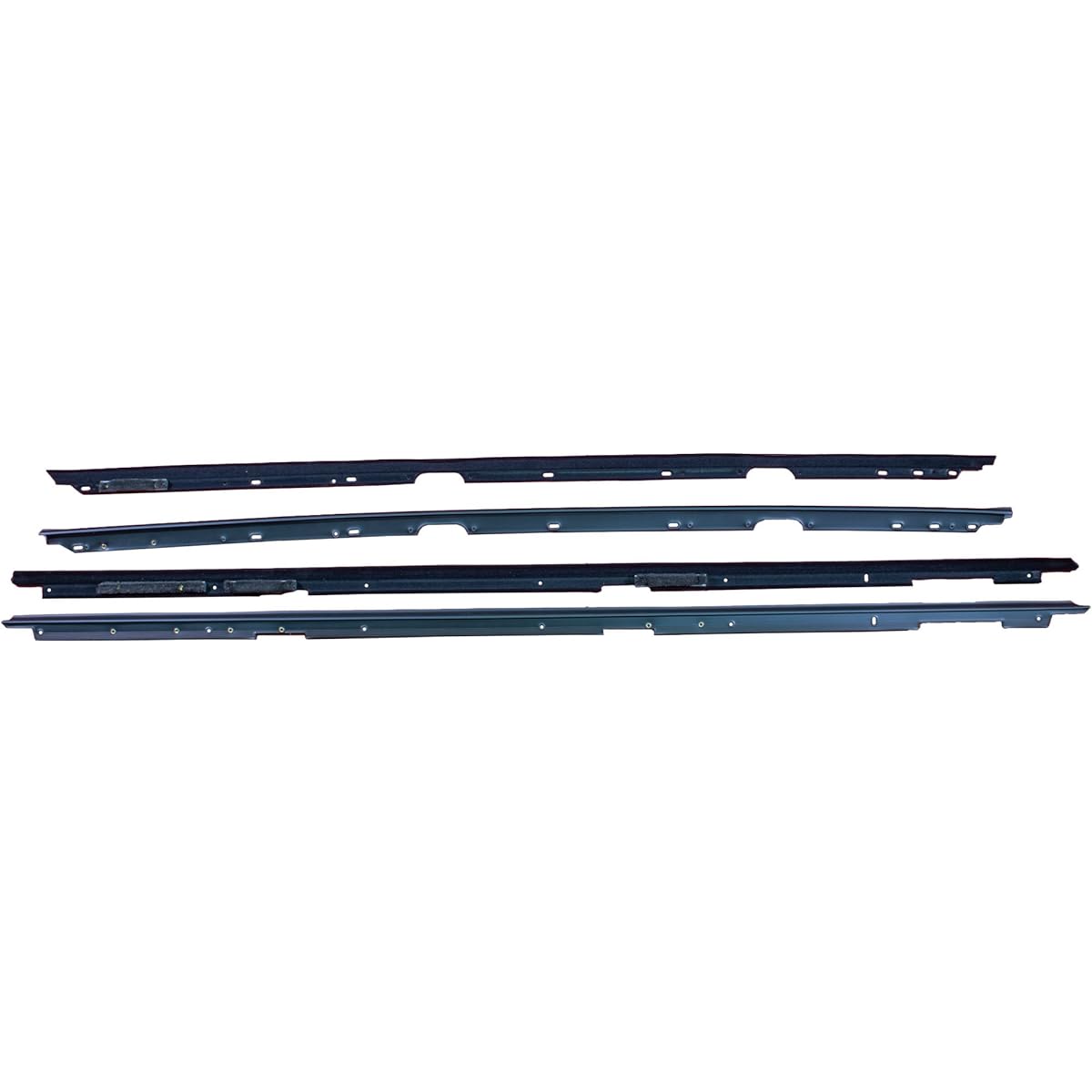 APDTY 134002 Door Window Due Wipe Rubber Weather Strip Sticker Weather Strip Sticker: 1982-1992 Chevrolet Credit Courpon Tiac Firebird (12394511 12394511 10124265 10124264 Replacement)
