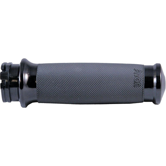 AVON TYRES GRIPS Custom contour grip -Black Alumite Color: Black