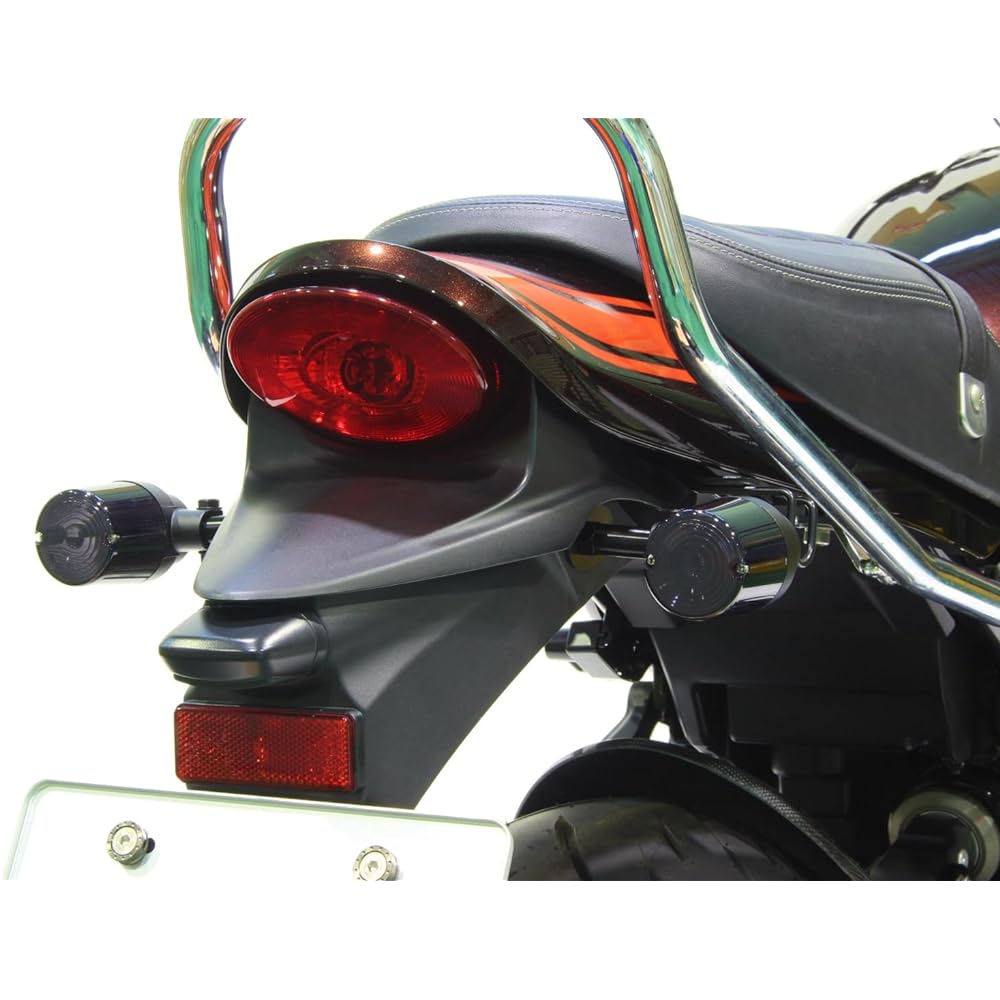 POSH Motorcycle Supplies Turn Signal Kit Super Bike Turn Signal Kit Z900RS/CAFE (18-23) Black Body/Smoke Lens 132095-16