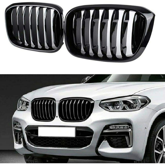Glossy black performance style Kidney grill BMW X3 X4 2018 2019 2019 2020 2021 Contains Front Food Grill Insert Replacement G01 G02