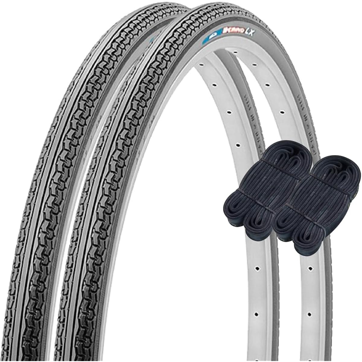 Shinko 28 inch bicycle tire tube set of 2 each pair roll DEMING L/X 28×1 1/2 black H/E SR027 60063