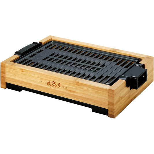 Apix Reduced Smoke Grill Plate AGP-242 Yakiniku Plate Meat Festival Reduced Smoke Bamboo