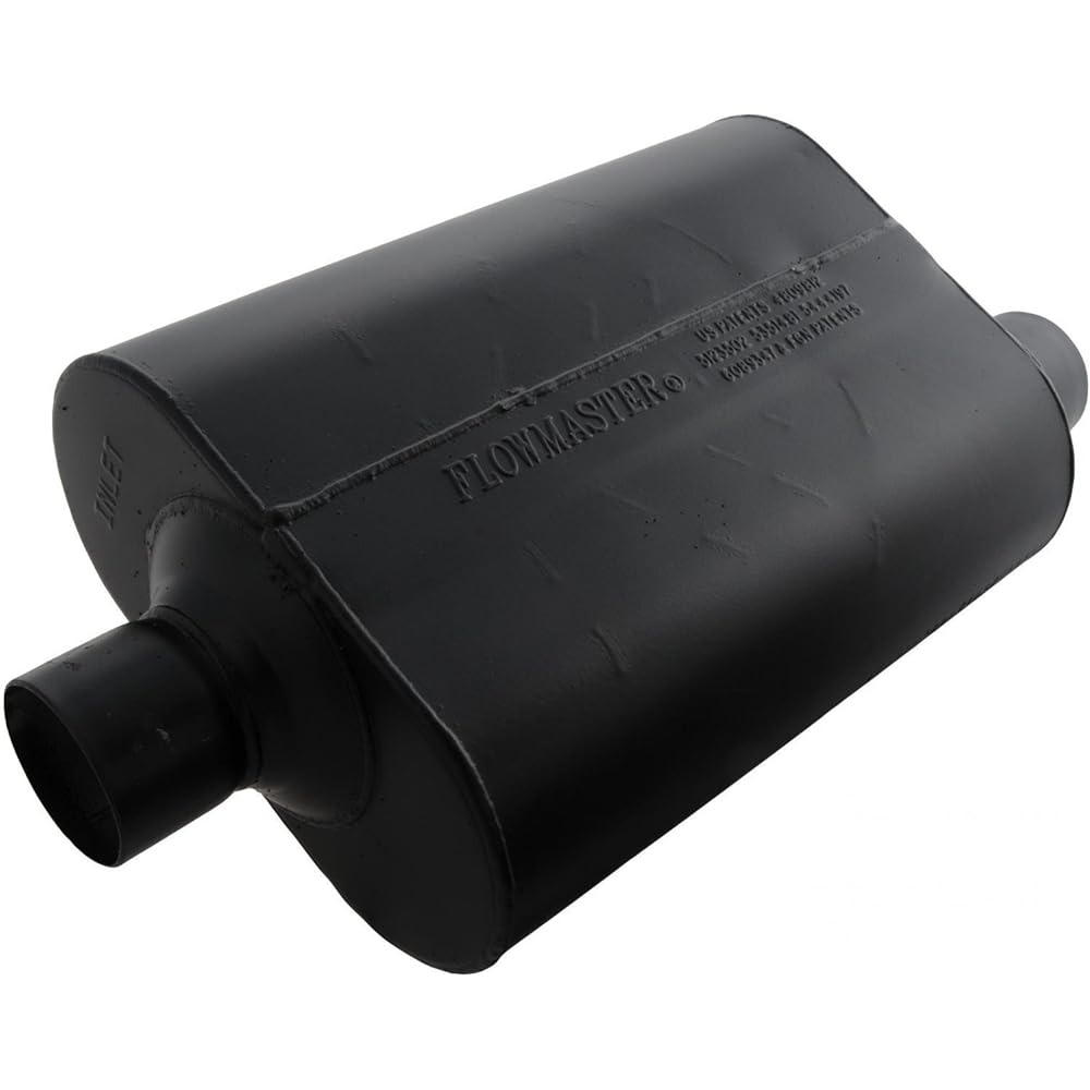 Flowmaster 952547 Super 40 Muffler - 2.50 Center IN / 2.50 Offset OUT - Aggressive Sound