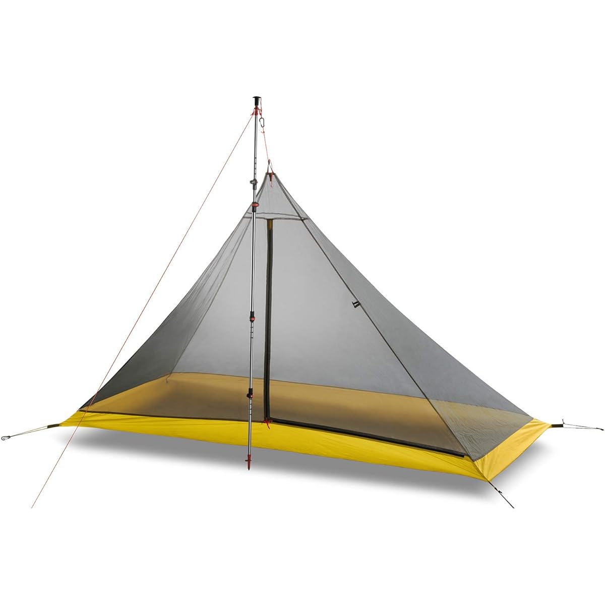 Inner tent for 1 to 2 people, camping, mosquito net, mosquito net, one person tent, mesh tent, low load tent, mountain climbing, ultra-lightweight, breathable, easy to set up, comes with pegs, poles sold separately