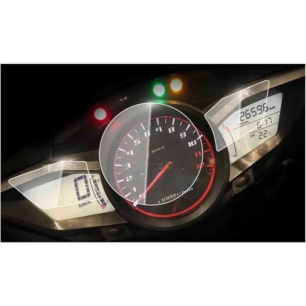 Fits for Honda VFR1200F VFR 1200F VFR1200 F 2012+ Motorcycle Scratch Cluster Protection Instrument Screen Dashboard Film Protector Instrument (Color : 2 sets)