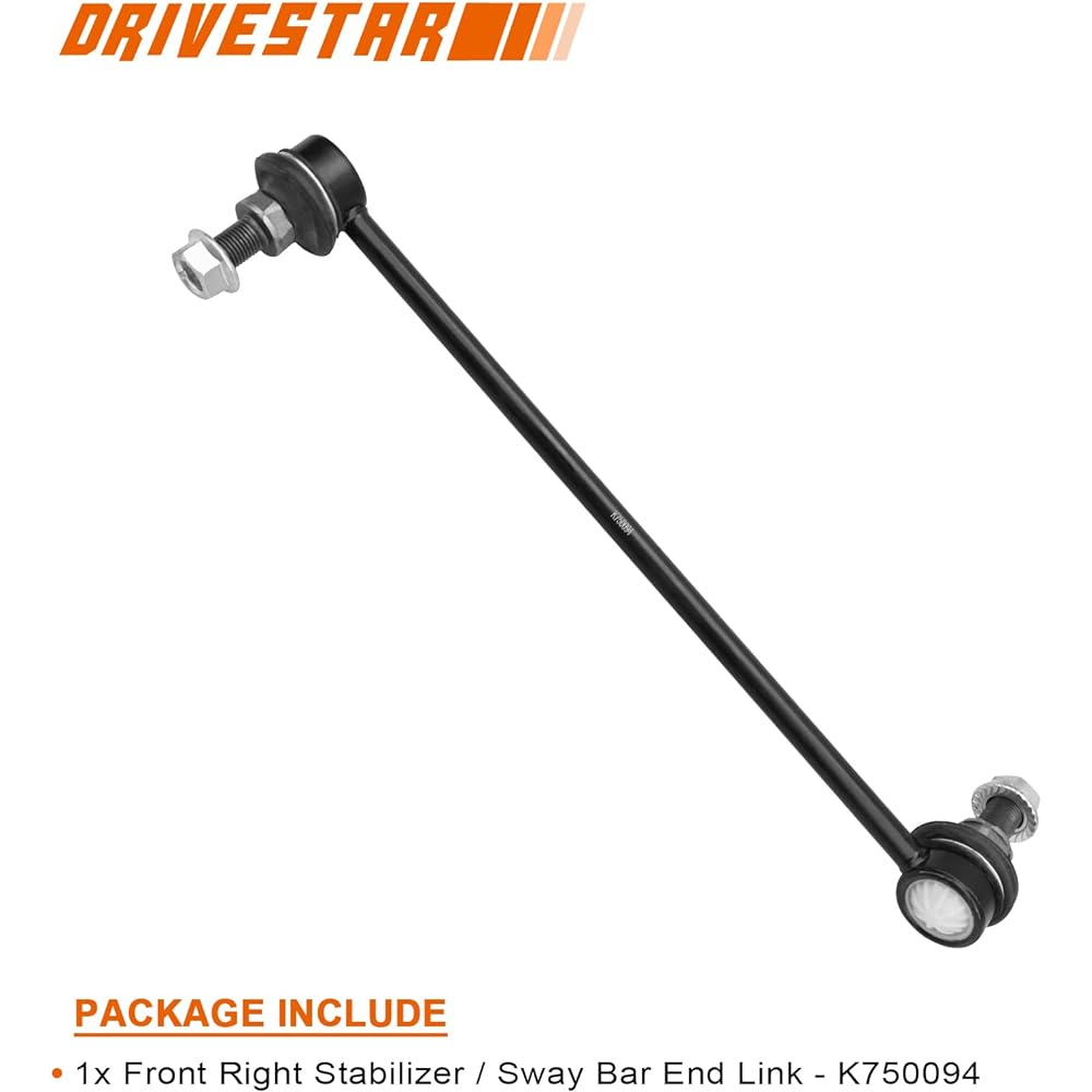 DRIVESTAR 2 pieces Set Front Right/Left Stabilizer Swaver Link replacement Nissan Infinity Rogue Quest Pass Finder Murano Maxima Ultima K750094 K750095