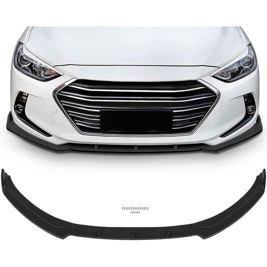 SCITOO Front Lip Spoiler 2017-2018 Hyundai Erantra Mat Black Front Bumper Lip