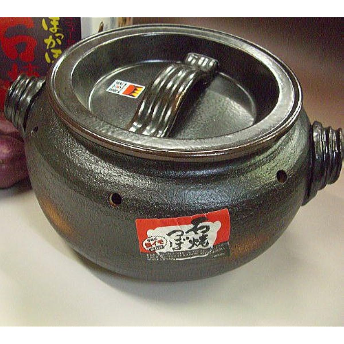 Yokkaichi Bankoyaki stone baked potato pot "Imotaro" boxed
