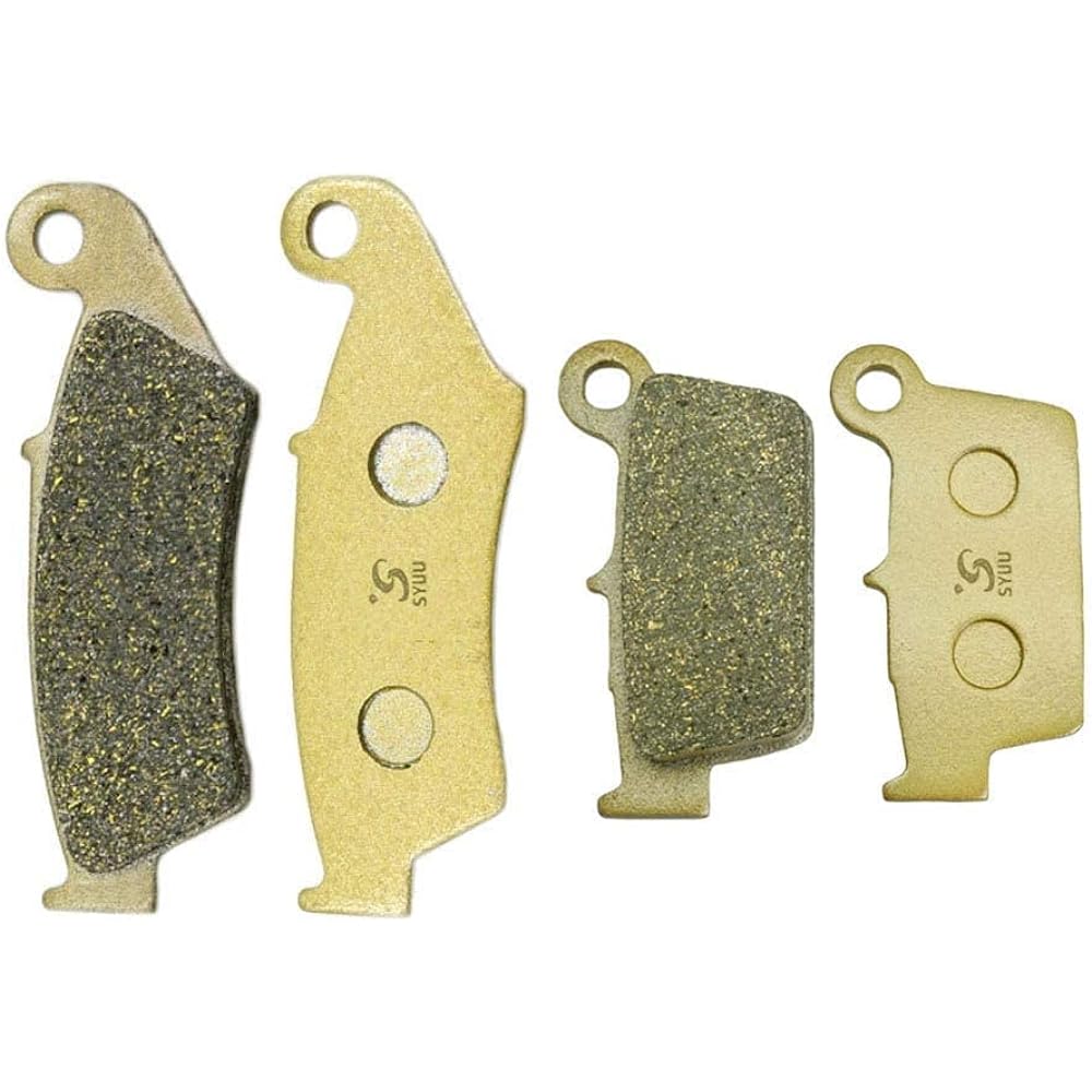 SYUU Motorcycle Replacement Front Rear Brake Pads Brake Pads for Suzuki RMZ 250 RM-Z 250 K4 K5 K6 K7 K8 K9 L0 L1 L2 L3 2004 2005 2006 2007 2008 2009 2010 2011 2012 2013 FA185F FA367R