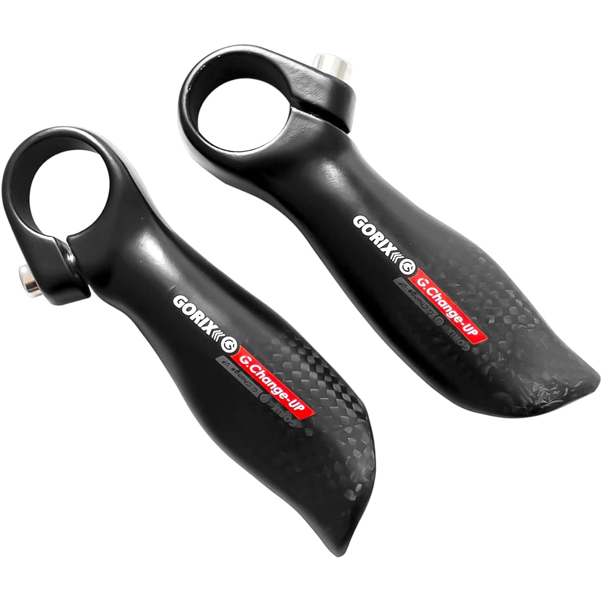 GORIX Bicycle Bar End Bar Bar End (GX-Change-UP) End Bar [Ergo Design Lightweight] Stylish Cross Bike MTB etc.