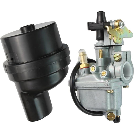 Carburetor Air Filter Motorcycle Carburetor Intake Manifold/Air Filter with Carburetor for Suzuki LT50 LT 50 ALT50 JR50 LTA5 1984 1985 1986 1987 (Color : With air filter)