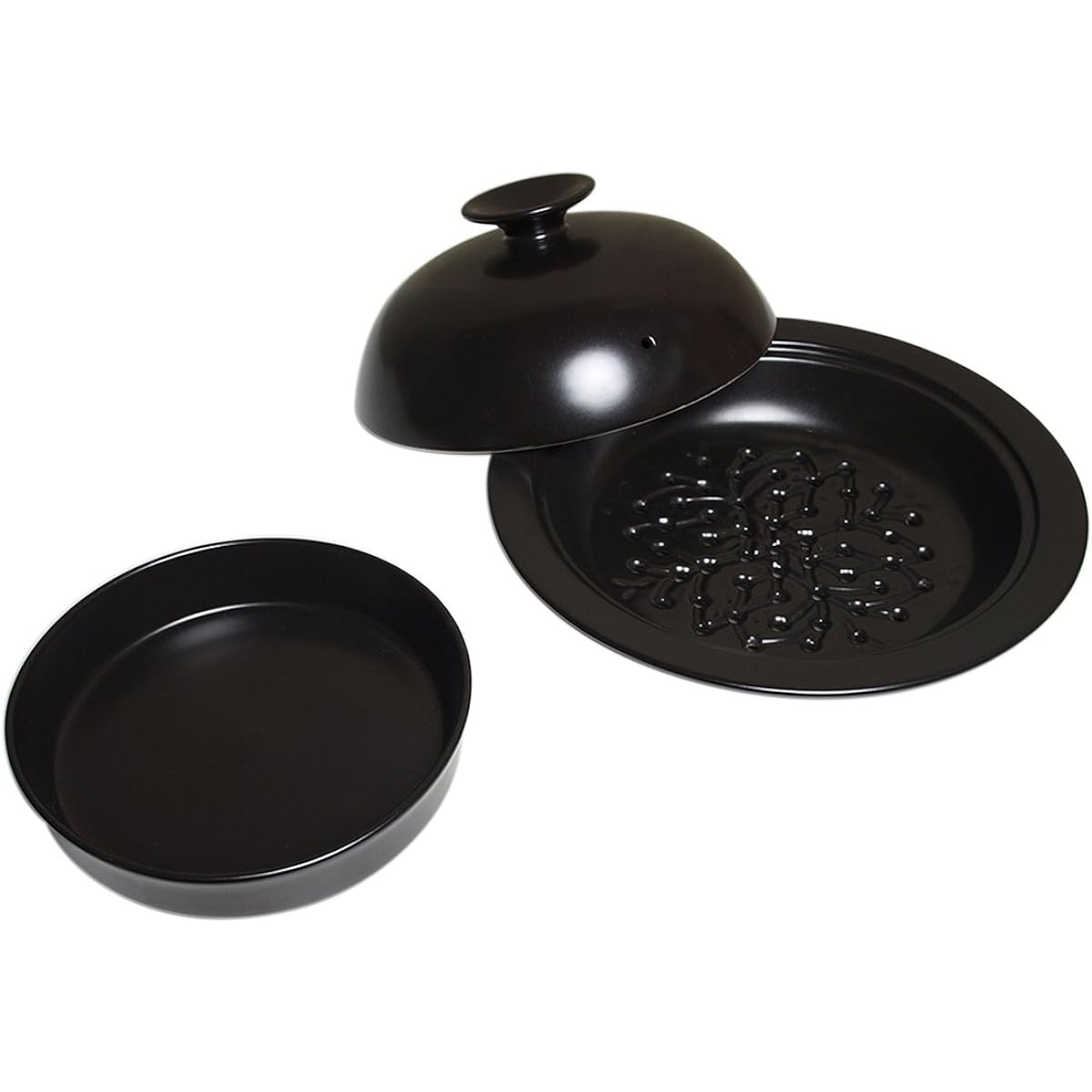 Mino ware steamer Slish (steamed black)