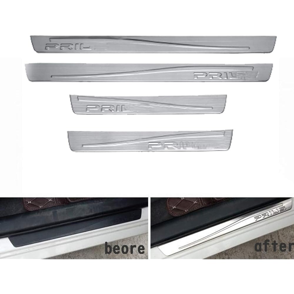 Lightbuddy Toyota Exterior Prius 30 Series Step Garnish Protector Guard Side Scuff Plate