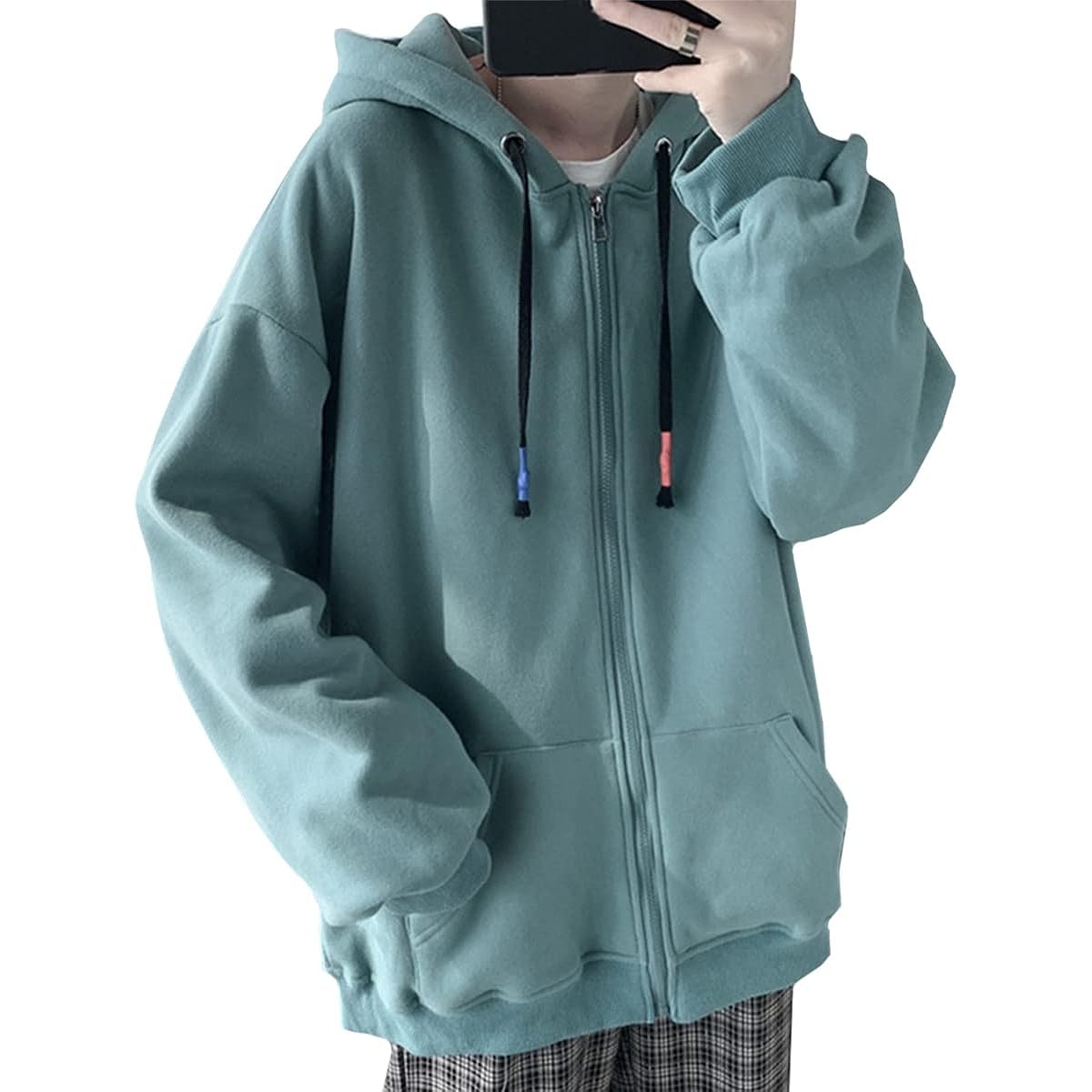 [NALADA] [This one piece is perfect for spring fashion] Hoodie Men's Long Sleeve Casual Sweatshirt Outer Sweatshirt