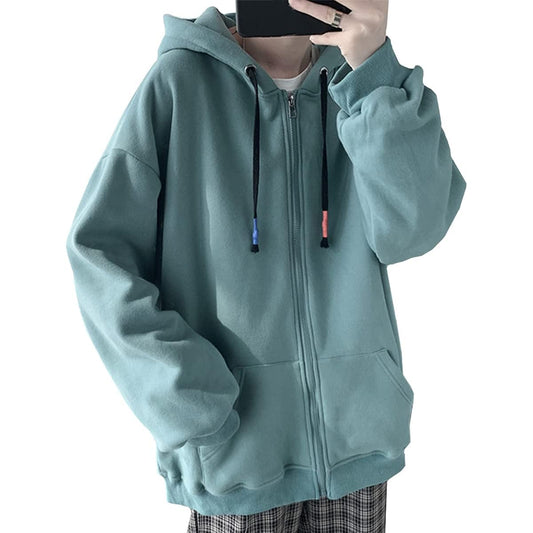[NALADA] [This one piece is perfect for spring fashion] Hoodie Men's Long Sleeve Casual Sweatshirt Outer Sweatshirt