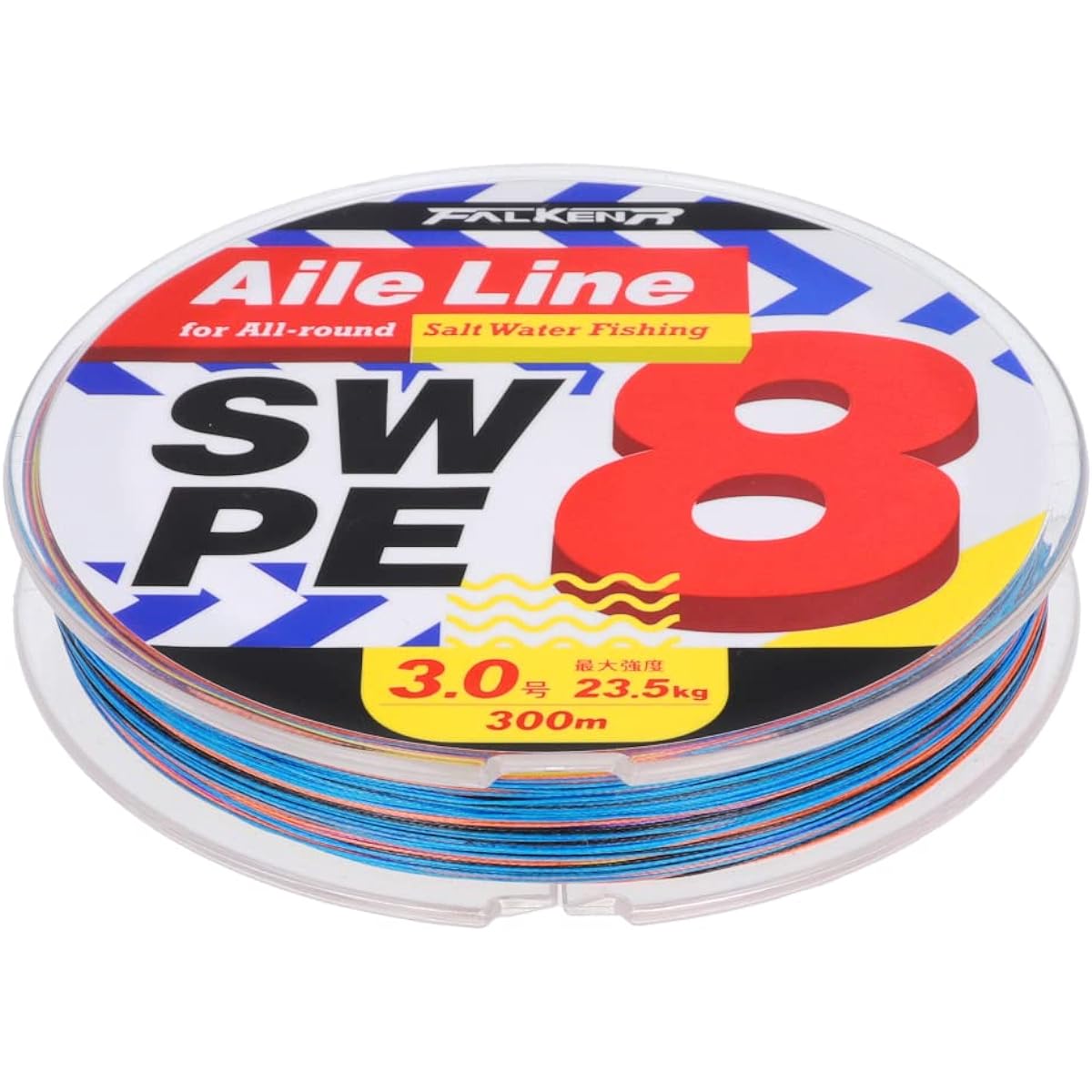 Falken R Aile Line 300m No. 3.0 5 colors [Aile Line SW PE X8]