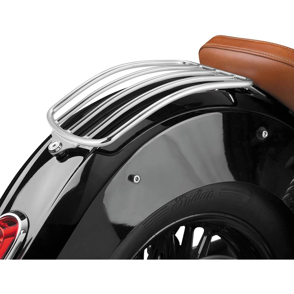 Mofun chrome one-up solo sheet luggage rack 2015-2023 Indians Cout Scout Six Tea