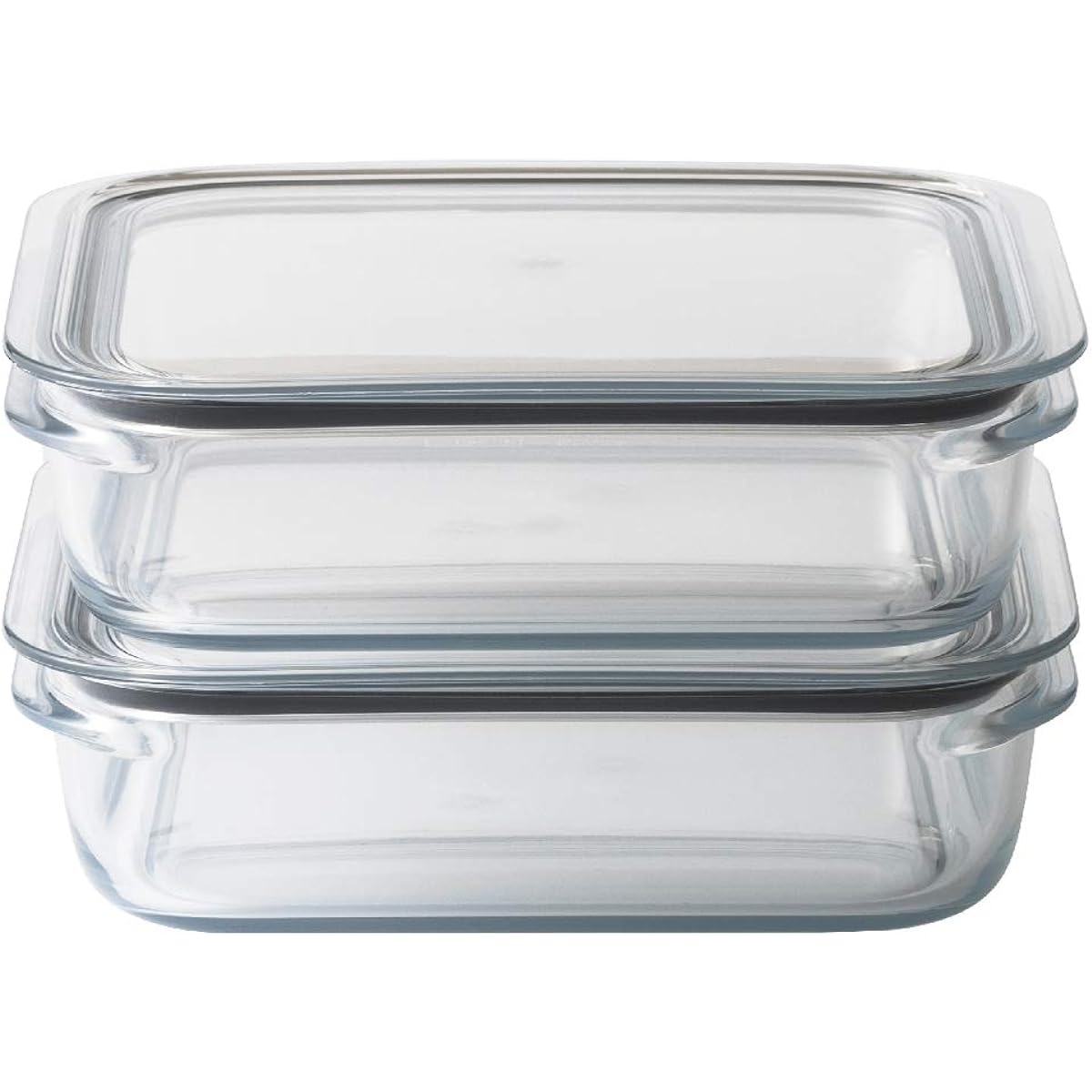 Like-it Kitchen Storage Plastic Airtight Storage Container L Clear Set of 2 200ml_2P FC-032 Can be frozen, Dishwasher safe, TPX container, Microwave safe, Ultra lightweight