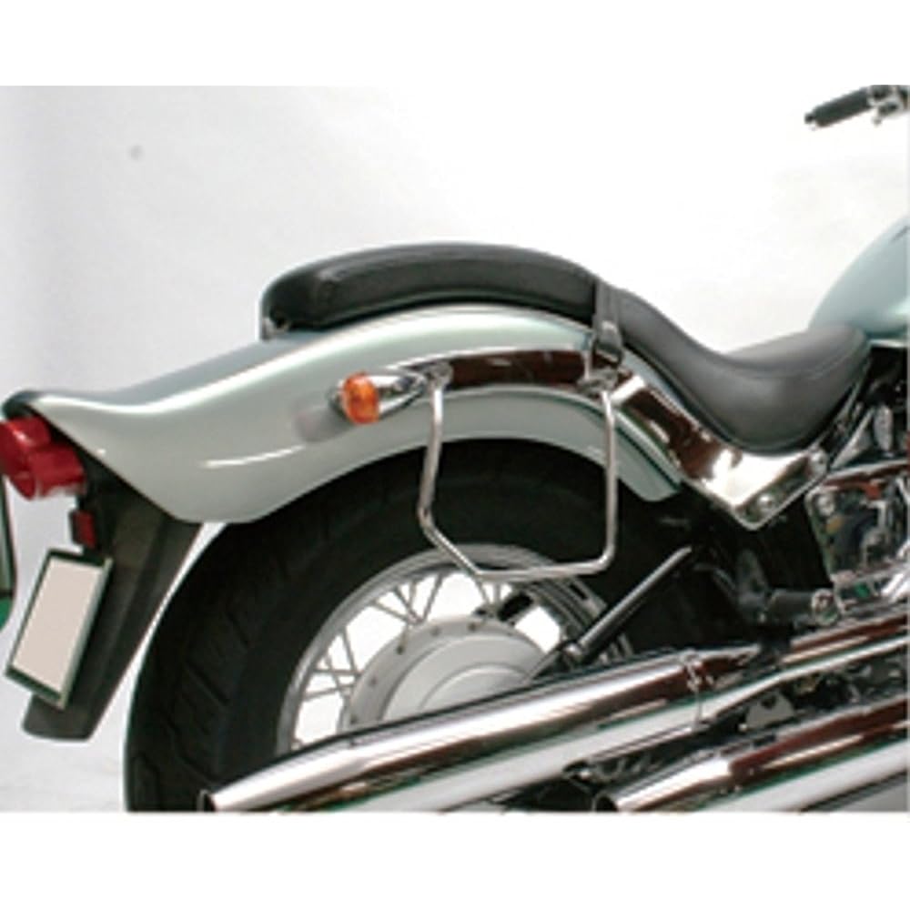 DUGOUT Saddle Bag Support Left and Right Set / Stainless Steel Buff Finish [DRAGSTAR400('96-'13)]