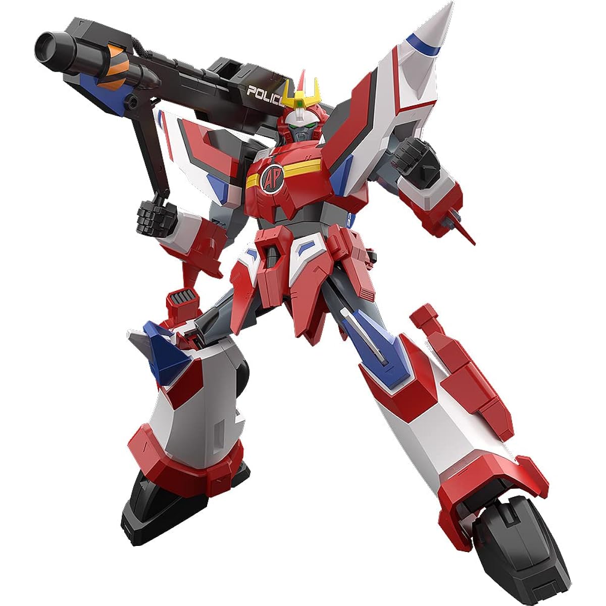 GOOD SMILE COMPANY MODEROID Armored Police Metal Jack Hyper Red Jack Armor Non-Scale Assembly Type Plastic Model