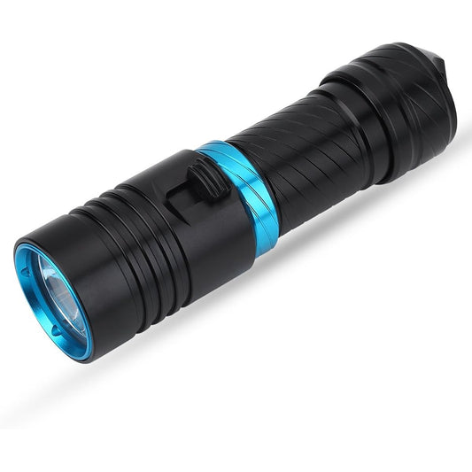 Diving Light 50m Waterproof Night Diving Scuba Diving Light Portable LED Light Rechargeable Disaster Prevention & Security Outdoor Aluminum