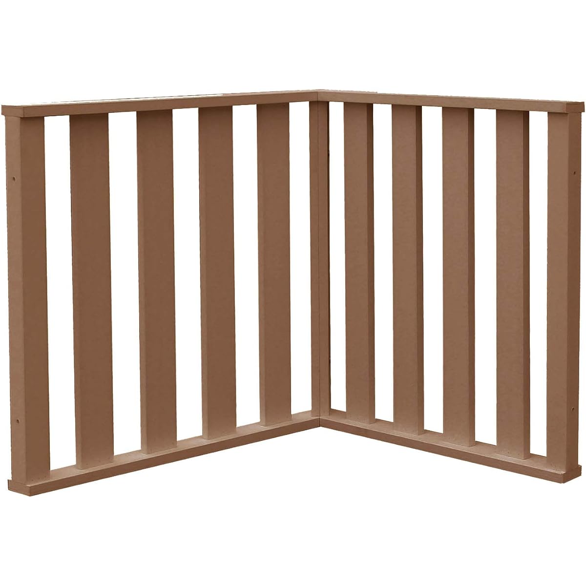 igarden Wood Deck Fence High Type Natural H800mm Set of 2 i10368_2h_n